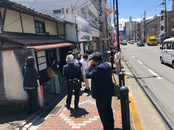 一人暮らし同志社大学生の食生活支援クーポン 取材風景